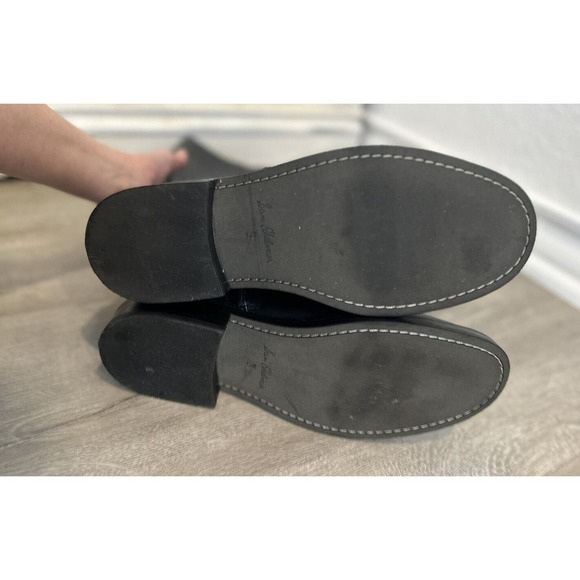 SAM EDELMAN Womens Black Freda Round Toe Block Heel Leather‎ Riding Boot size 9M - Picture 9 of 9